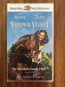 NATIONAL VELVET - Elizabeth Taylor/Mickey Rooney - Favourite Childrens VHS Video - Picture 1 of 6