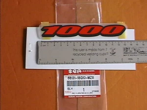 GENUINE SUZUKI REAR FRAME COVER 1000 EMBLEM 68131-18G10-MZ8 GSXR1000 2003 2004 - Picture 1 of 2
