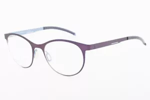 Orgreen CONNAISSEUR 384 Matte Bordeaux / Mat Dusty Blue Titanium Eyeglasses 50mm - Picture 1 of 3