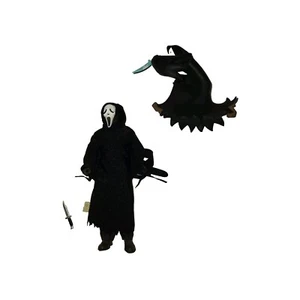 Scream Ghostface 8" Retro Style Clothed And Toony Terror Scream  - Bild 1 von 5