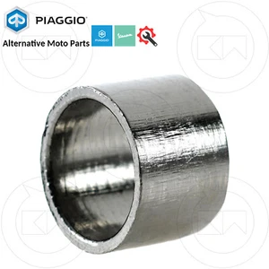 GUARNIZIONE SCARICO BOCCOLA GRAFITE MARMITTA PIAGGIO BEVERLY 350 ST IE ABS 2017 - Picture 1 of 2