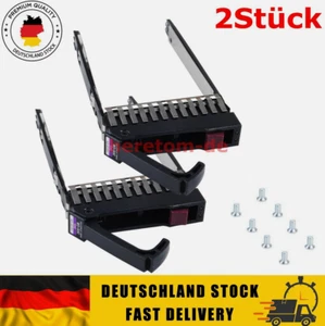 2 Stück Für HP 2,5" SAS SATA HDD Rahmen Caddy 500223-001 G5 G6 G7 Gen5 Gen6 Gen7 - Bild 1 von 5