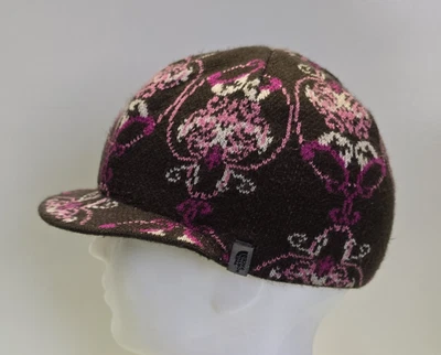 Gorro de invierno The North Face Billled sombrero niñas talla única marrón rosa diseño único Foto 1 de 4
