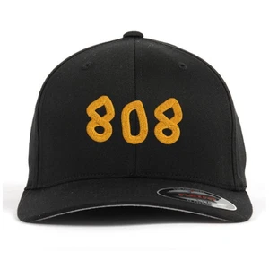 Gorra flexible bordada con código de área, gorra ajustada con código de área personalizado, gorra con código de teléfono - Imagen 1 de 5