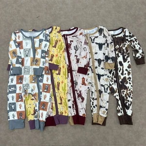 Western Baby Jungen Herbst Langarm Zippy Strampler Cowboys Einteiler Overall - Bild 1 von 18