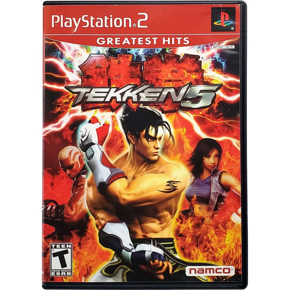 Tekken 5 Greatest Hits - Sony Playstation 2 PS2 Probado Auténtico Garantía de 1 año Foto 1 de 4