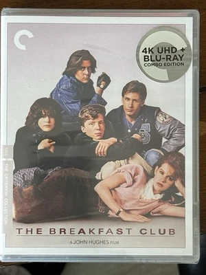 THE BREAKFAST CLUB (CRITERION First time in 4K Ultra HD +Blu-ray, 1985) NEW - Image 1 of 2