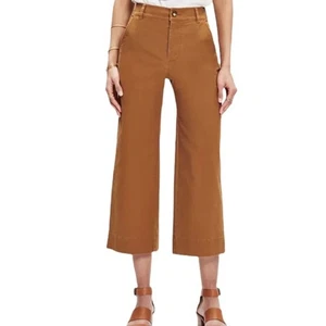 Madewell Langford Wide Leg Pant F1628 Caramel Brown Size 29 Casual Pants - Picture 1 of 12