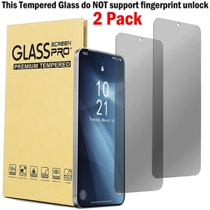 2 Pack For Samsung Galaxy S25 Edge 5G Privacy Screen Protector Tempered Glass - Picture 1 of 12