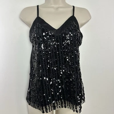 Nobo Camisole Tank Top Small Sequin Y2K Fairy Festival Glam Party Holiday - Image 1 of 4