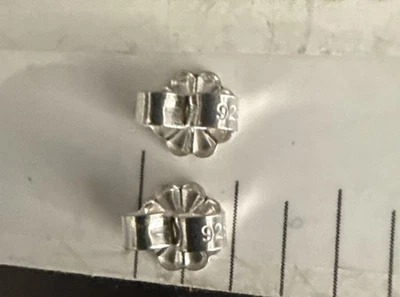 Pendiente mariposa esterlina espalda para reemplazar Tiffany & Co. 1 par Foto 1 de 4