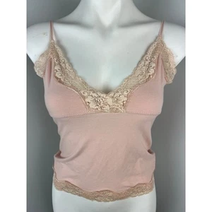 Babydoll Coqueta Mediana Abercrombie Vintage Y2K Rosa Encaje Ribete - Imagen 1 de 5
