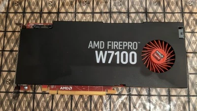AMD FirePro W7100 8GB GDDR5 256 BIT – Overheating Issue – For Parts / Repair - Image 1 of 4
