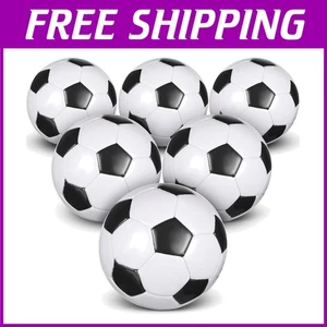 Set of 6 Soccer Balls with Pump for Sport Training - Picture 1 of 8