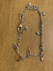 Brighton Anklet Heart Charms Chain - Picture 1 of 6