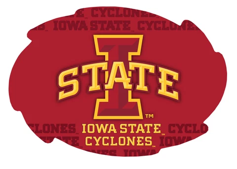 IOWA STATE REPEAT SWIRL MAGNET-IOWA STATE CYCLONES CAR MAGNET-NEW FOR 2016! Cover