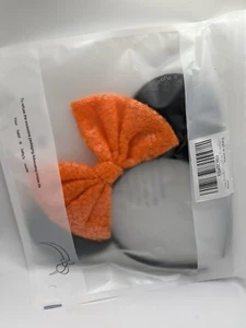 Orange Sequin Bow Black Mouse Ears Headband for Girls Women Unbranded - Picture 1 of 3