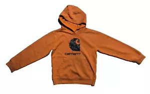 Sudadera Carhartt Juvenil Mediana 10/12 Naranja Sudadera con Capucha Pullover Camuflaje Logo - Imagen 1 de 4