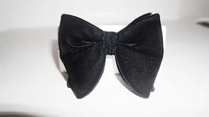 Butterfly Bow Tie - Oversized Bow Tie Velvet Bow Tie, Tuxedo Bow Tie Big Bow Tie - Picture 1 of 4