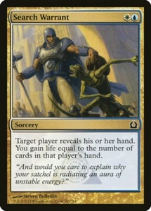 SEARCH WARRANT X 4 N/M- RETURN TO RAVNICA MAGIC THE GATHERING - Picture 1 of 1