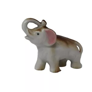 Vintage Elefant Viel Glück Kofferraum Porzellan Keramik Made in Japan Figur - Bild 1 von 6
