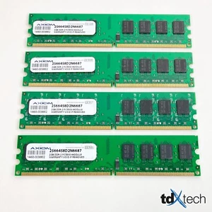 (TDX261) LOT of 4 Axiom DDR2 Memory 2GB DIMM PC5300 Module - Picture 1 of 2