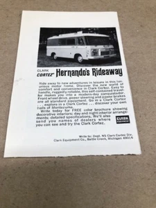 1968 Clark Cortez Hernando's Rideaway Dodge-based Motor Home/Camper vintage ad - Picture 1 of 1