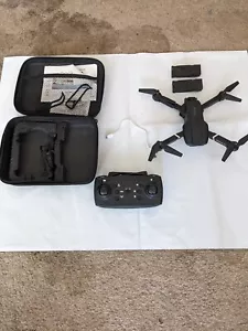 DRONE WITH CASE 2 SPARE BATTERIES PLUS ONE ON DRONE AN USB CHARGER - Picture 1 of 3