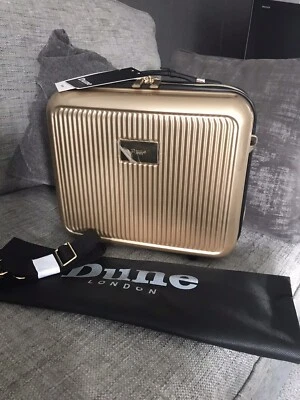 Dune Olive Vanity Travel Case / Bag (Gold) RRP £79 - Image 1 of 4