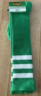 Носки до колена Green Team Spirit ~ аксессуары для одежды ~ одна пара ~ размер 9-11 - Изображение 1 из 2