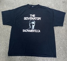 Vintage  The Governator California Arnold Schwarzenegger  T-Shirt