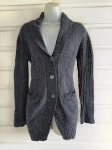 Peruvian Connection Wool/Alpaca Blend Long Sleeve Button Cardigan Sweater Size M - Picture 1 of 8