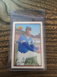1989 BOWMAN KEN GRIFFEY JR. RC ROOKIE RED MARINERS - Picture 1 of 2