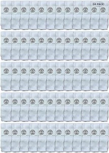 60 Pairs  Yacht & Smith 17 Inch Kids  Cotton Referee Sport Tube Socks, Size 6-8 - Picture 1 of 4