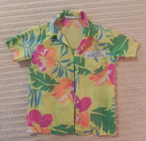 The Wild Puffalumps 1987 Hawaiian Child's shirt size M Short Sleeve Button Front - Picture 1 of 10