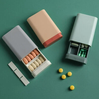 2022 Fashion Portable Nordic Style Pill Tablet Pillbox Dispenser Medicine Boxes