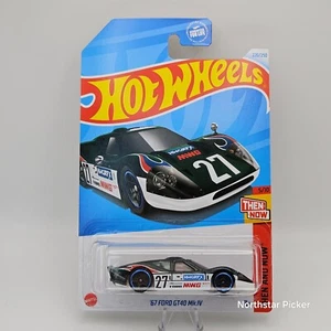 2022 Hot Wheels | '67 Ford GT40 Mk.IV | Black | Then and Now 5/10 | #220 NEW - Picture 1 of 3