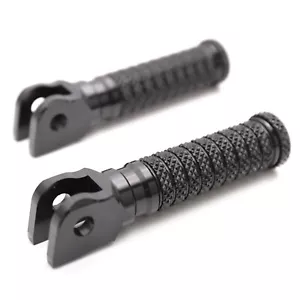 Black CNC Front Foot Pegs POLE For Yamaha SCR950 17 18 19 - Picture 1 of 6