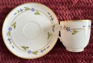 Vintage Miniatur Teetasse & Untertasse, Martin China, Limoges France für J. Horne Co - Bild 1 von 4