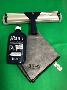 ORIGINAL Ha-Ra Fensterwischer 32 cm, Rollfix 0,75ml STAR Tuch 500ml Pflegemittel - Picture 1 of 7