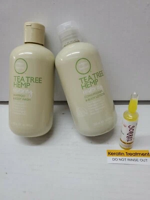 PAUL MITCHELL TEA TREE Hemp Restoring shampoo & cond. 10oz each ONLY 1 STOCK 👈 - Image 1 of 2