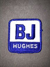 Vtg BJ Hughes Hat Patch Made In The USA Oilfield Oil Gas Petroleum Energy 2.5”