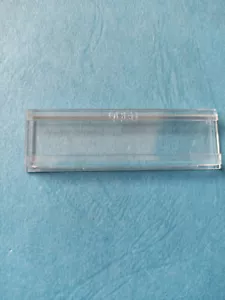 Namensschild 63x20 mm mit Eindruck oben - Bild 1 von 2