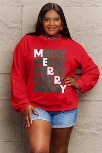 Simply Love Merry Sweatshirt - Bild 1 von 21
