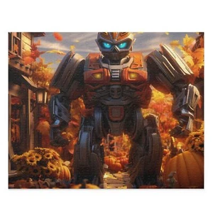 Puzzle (120, 252, 500-Piece) Transformer Costume Spooky Scary Halloween Pumpkin - Picture 1 of 10