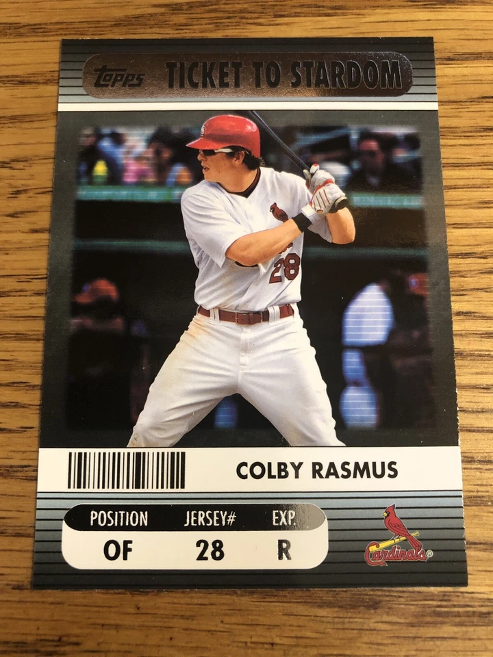 Colby Rasmus RC 2009 Topps Ticket To Stardom Cardinals Card #TTS3 *3533* - Image 1 of 1