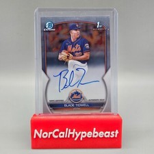 2023 Bowman Chrome Baseball Blade Tidwell 1st CPA-BT Base Prospect Auto