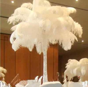 BULK 50 Piece - 10-26 inches White ostrich feather for Wedding Centerpiece decor - Bild 1 von 5