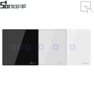 SONOFF TX Smart WiFi interruptor de luz interruptor táctil de pared control de aplicación Alexa Google - Imagen 1 de 29