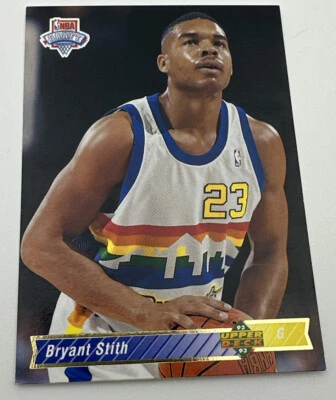 1992-93 NBA Upper Deck Bryant Stith RC Rookie #9 🔥 Denver Nuggets - Image 1 of 3